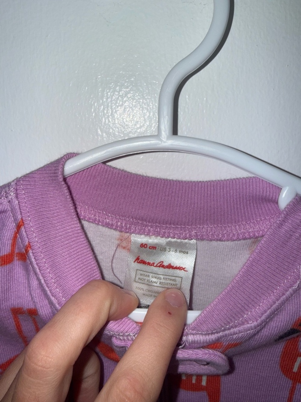 Hanna Andersson 2-Way Zip Shortie Sleeper in Flamingo Lagoon On Primrose - Picture 4 of 5